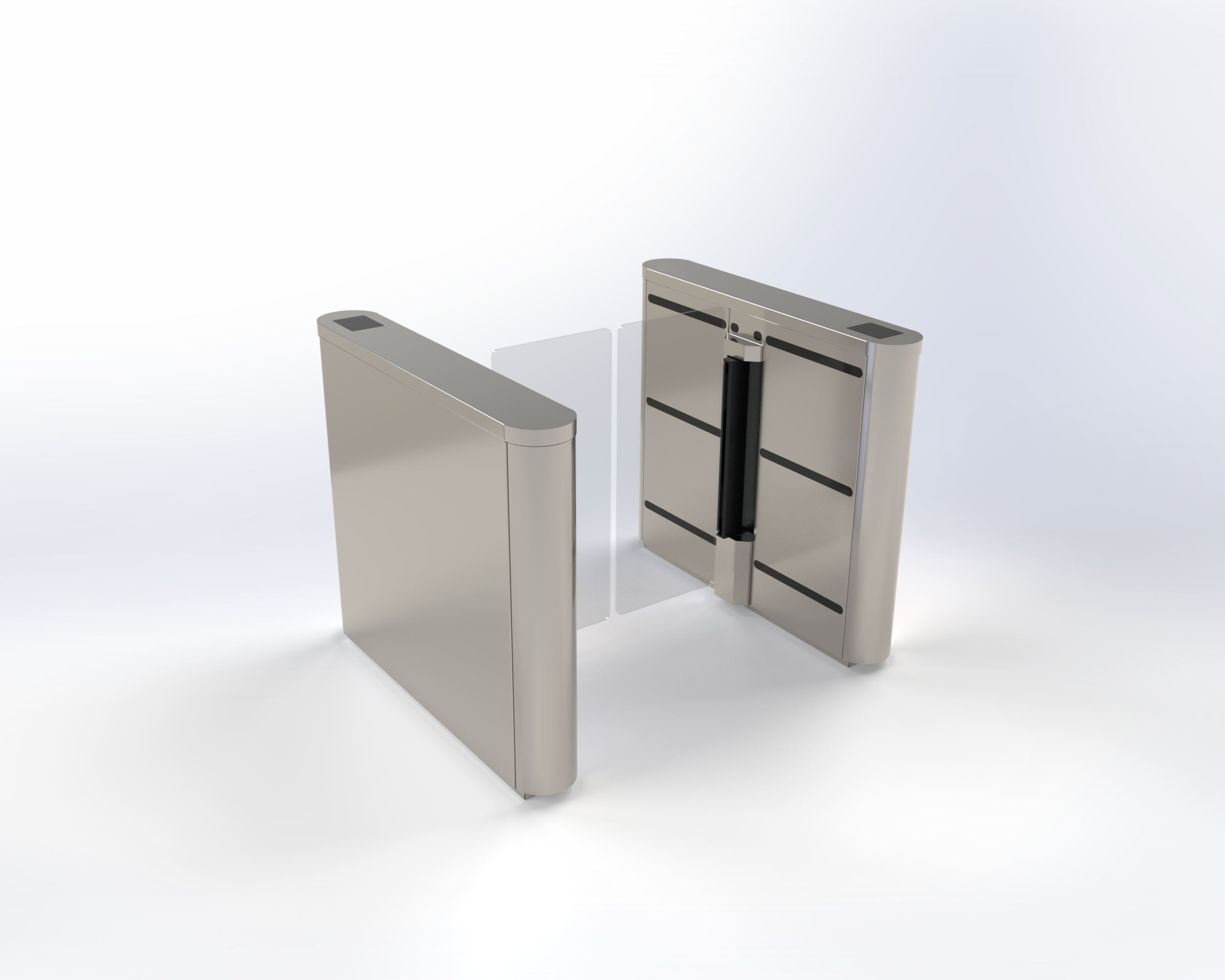 Rendering demonstrating the front side of the OmniLane SpeedGate