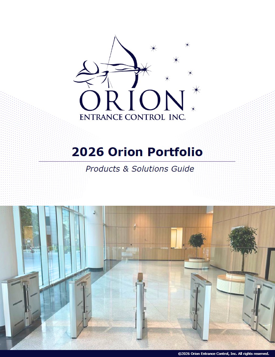 Orion Product Portfolio Front Page